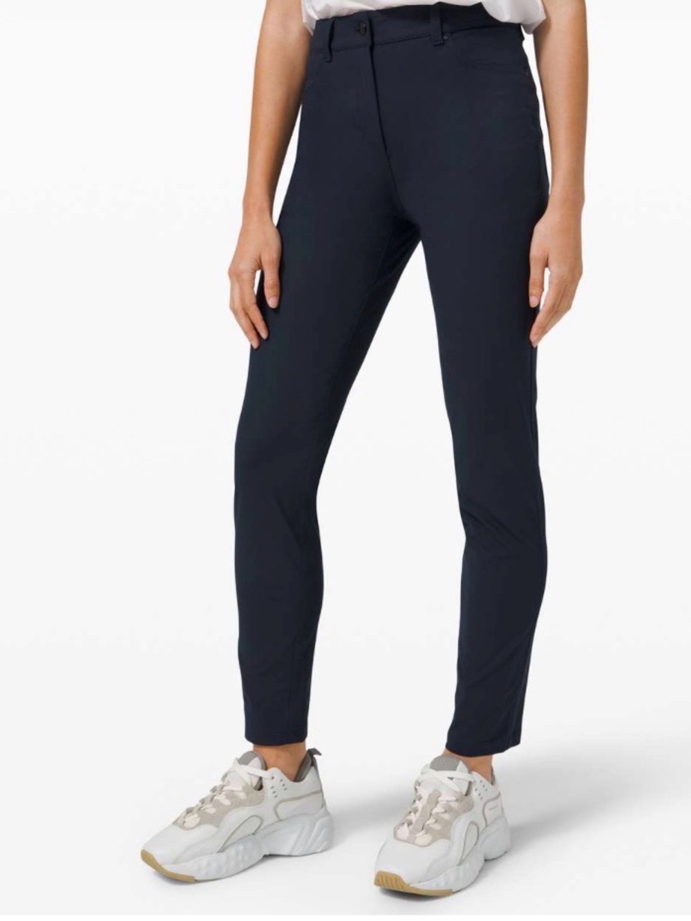 Lululemon City Sleek 5 Pocket Pant 30" True Navy Blue Warpstreme Women’s 6 - Picture 3 of 13